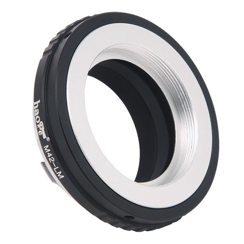 Haoge Lens Mount Adapter for M42 42mm Screw Mount Lens to Leica M LM Mount Camera Such as M240, M240P, M262, M3, M2, M1, M4, M5, M6, MP, M7, M8, M9, M9-P, M Monochrom, M-E, M, M-P, M10, M-A - Image 2